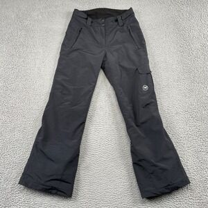 Rossignol Ski Pants Kids 16 Black RLFYP02 Cargo Pocket Insulated Snow Pants